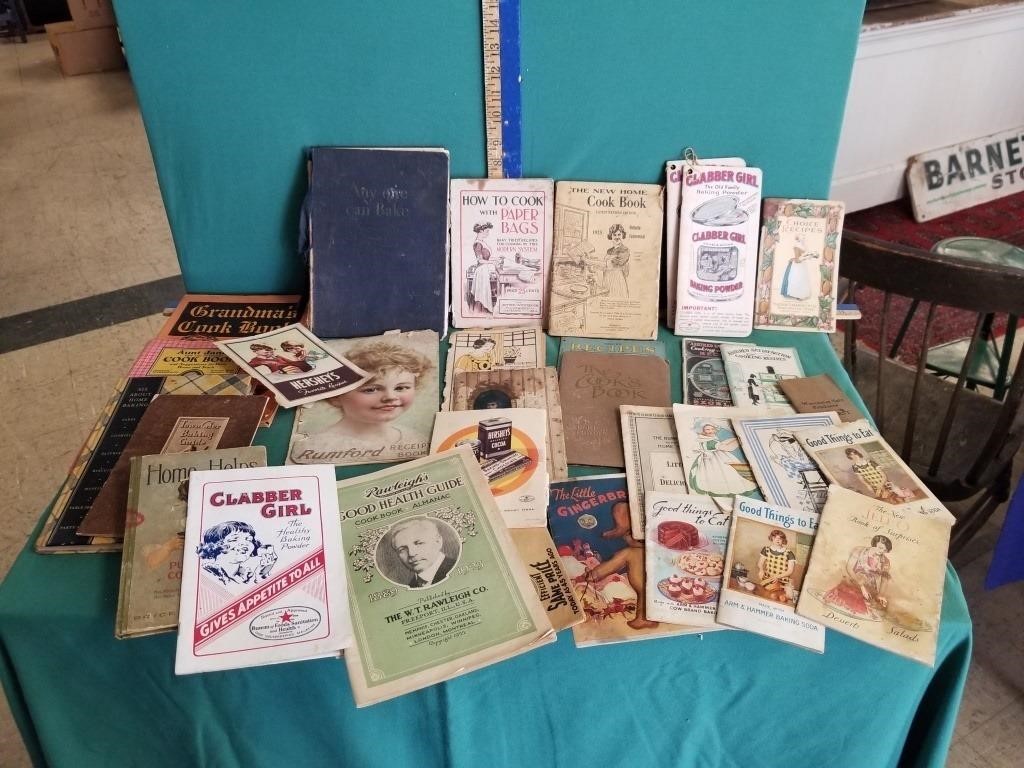 VINTAGE ADV COOK BOOKS