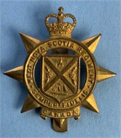 VTG West Nova Scotia Regiment cap badge