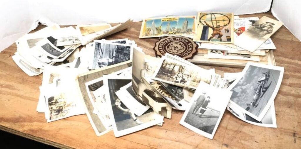 Vintage Black & White Photos, Post Cards and More