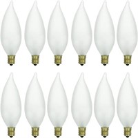 Sunlite Flame Tip 10W Incandescent Petite Chandeli