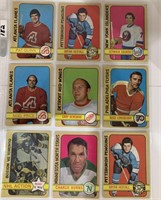 9-1972/73  Hockey cards