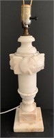 Antique Marble Bodied Lamp