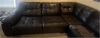 2pc Pleather Sectional