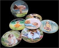 7pc Pemberton & Oakes / Knowles Collectible Plates