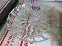 ROUND CRYSTAL SERVING DISH 11.25"