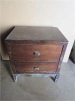 *LPO* Vintage Wood Night Stand