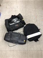 Vacuum, CD Player, Backpack