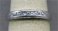 Sterling Silver band, size 8.