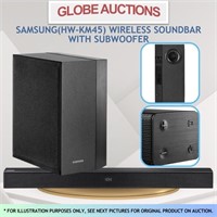 SAMSUNG WIRELESS SOUNDBAR W/ SUBWOOFER (MSP:$299)