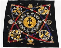 Hermes, "Princes du Soleil Levant" Silk Scarf