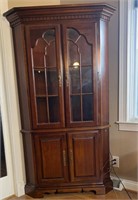 American Drew Solid Wood Cherry Stained Corner