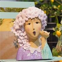Garden-Statues Women-Head Statues for Home