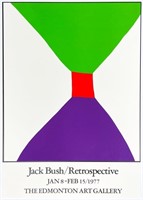 Jack Bush Exhibition Poster