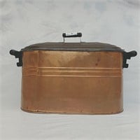 Double Handled Copper Campfire Boiler