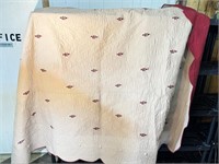 Double Sided Quilt , Damaged Corner