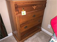 BEAUTIFUL HIGH BOY CHEST OF DRAWERS WOOD