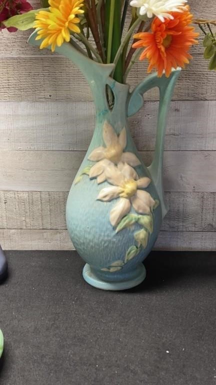 Been Repaired Vintage Roseville Pottery Handled Va