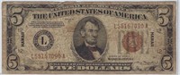 1934-A HAWAII $5.00 FRN+GIFT! AA41