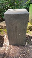 Grey Resin Plant Stand 19x10