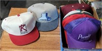 TEN NEW MEN'S ADVERTISING HATS