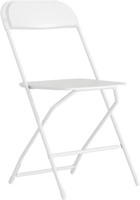 Plastic Folding Chair, White