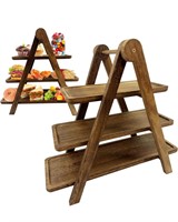 Wood 3 Tier Tray