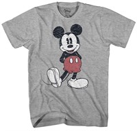 Disney mens Full Size Mickey Mouse Distressed