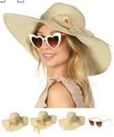 NEW FUNCREDIBLE Wide Brim Sun Hats for Women -