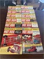 (12) 1960 Hot Rod Magazines