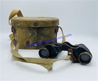 Antique Binoculars w/ Case