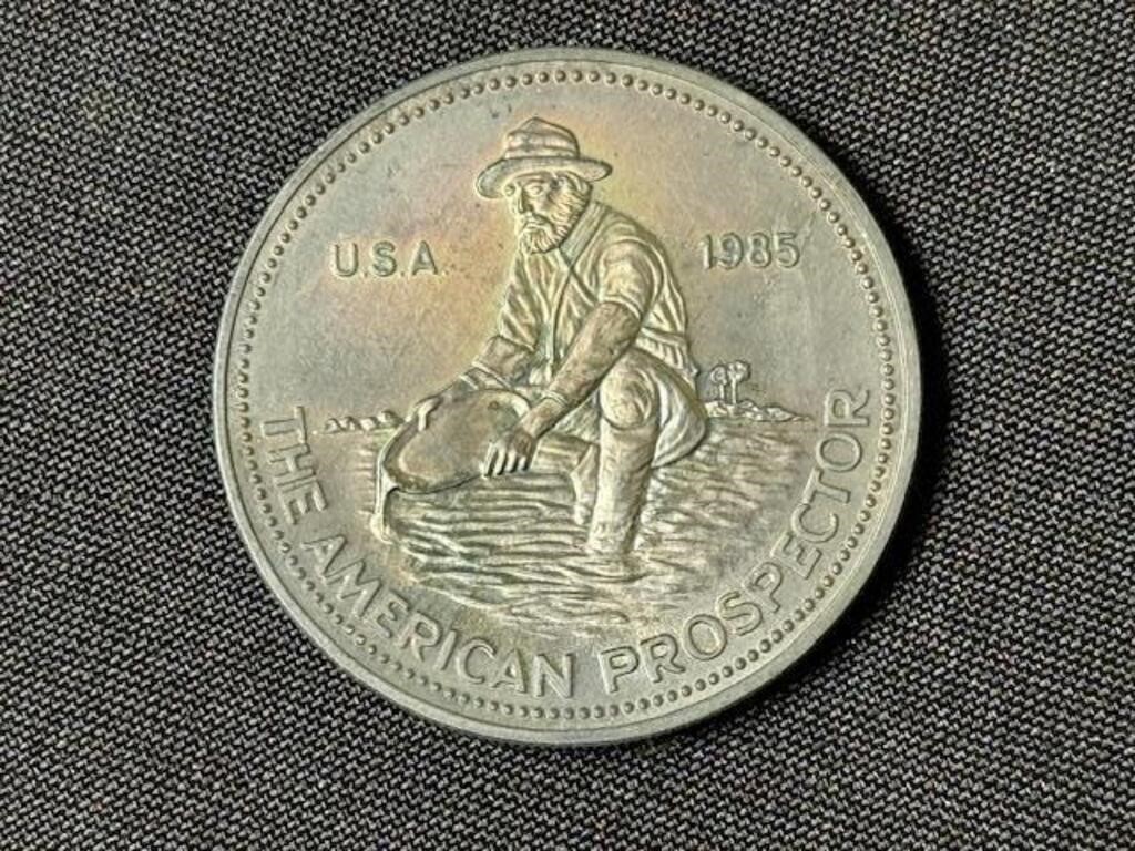 Prospector 1 Troy Oz. .999 Fine Silve Coin