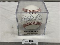 Andy & Alan Benes Signed Baseball