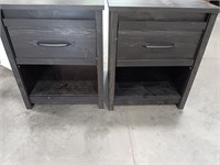 Bedroom end tables set of 2 with 1