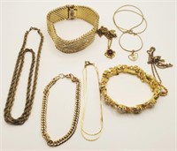 (KK) Goldtone Necklaces and Bracelets