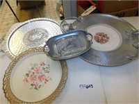 Serving Trays lot of 4