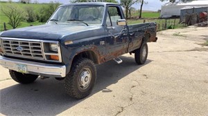 1986 Ford F250 four-wheel-drive six cylinder four