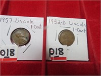 1952 P Jefferson Nickel & Gold Presidental Dollar