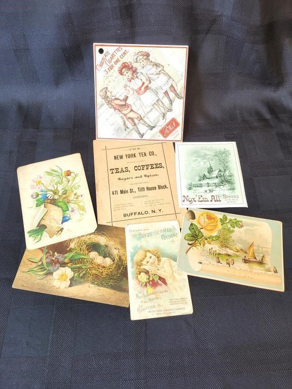 Antique Victorian Advertising Cards