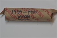 Roll of Wheat Pennies 1939-1950