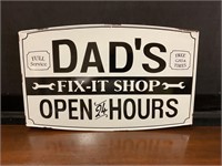 23” by 14” medal dads sign