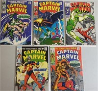 5pc Captain Marvel #4-18 Marvel Comic Books