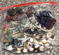 Vintage Costume Jewelry Bag - Almost 2lbs