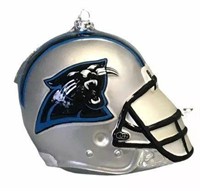 NFL Carolina Panthers Glass Blown Helmet