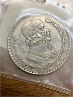 Old Mexican Silver Dollar
