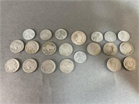 Silver US coin/Barber and Buffalo Nickels +