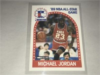 1989-90 Michael Jordan Hoops Card in Case