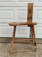 PRIMITIVE LEATHER WORKING STAND
