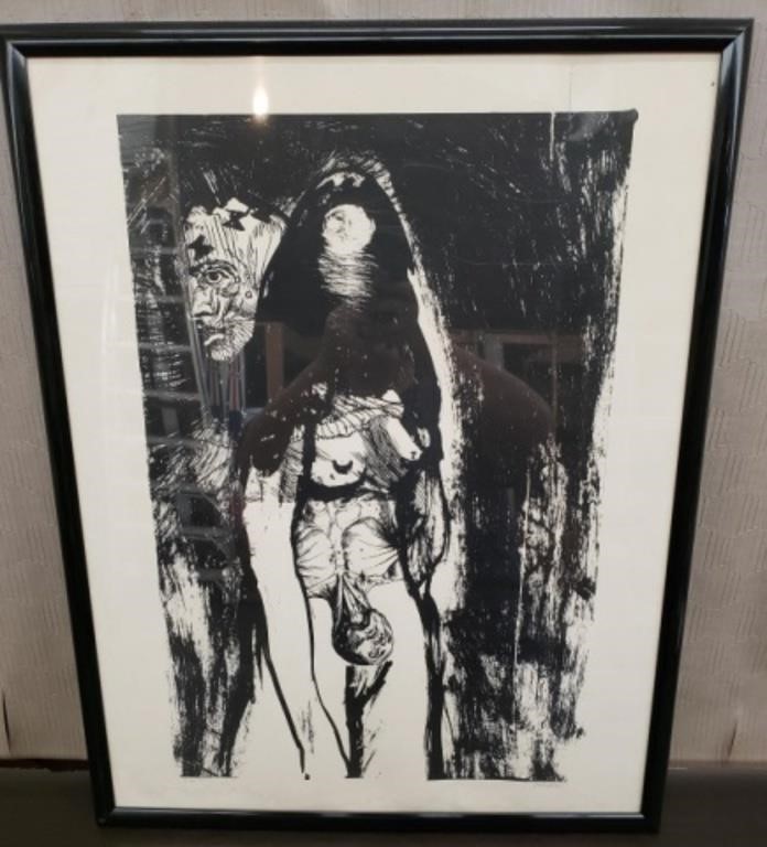 Funky Impressionist Print by Mike Hales (?)