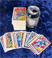 1990-Marvel comic trading cards.