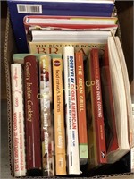 BOX OF COOK BOOKS